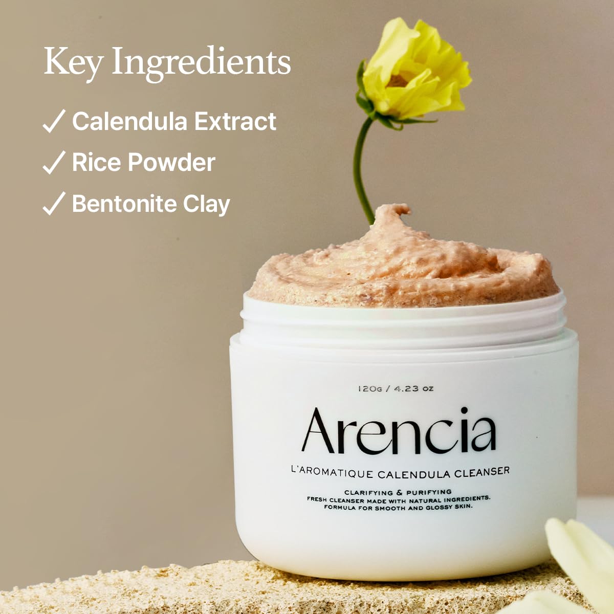 Calendula Rice Mochi Fresh Cleanser
