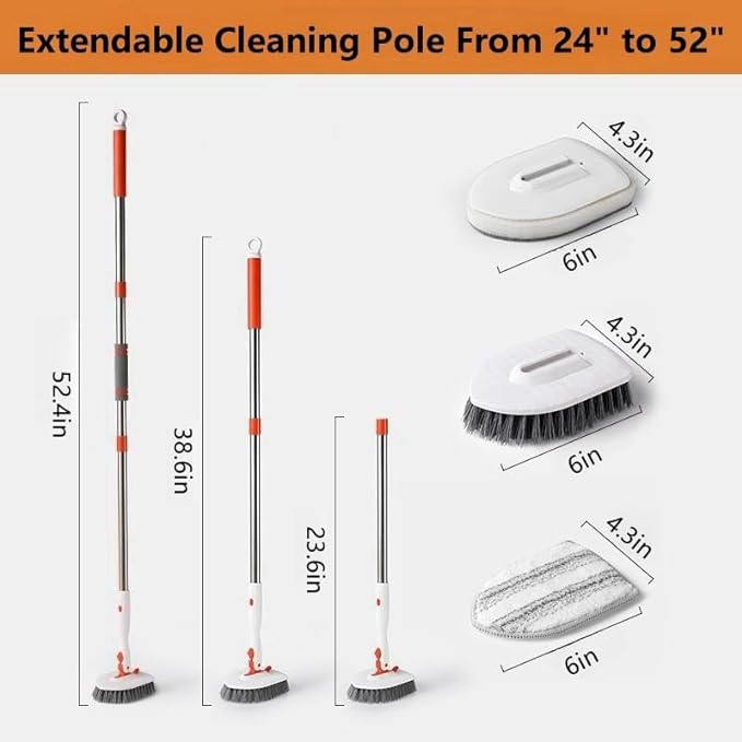 Shower Scrubber Cleaning Brush