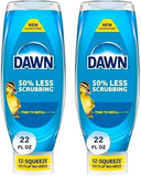 Dawn EZ-Squeeze Ultra Dish Soap Dishwashing Liquid, Original, 22 fl oz (Pack of 2) - Ruhaa Store
