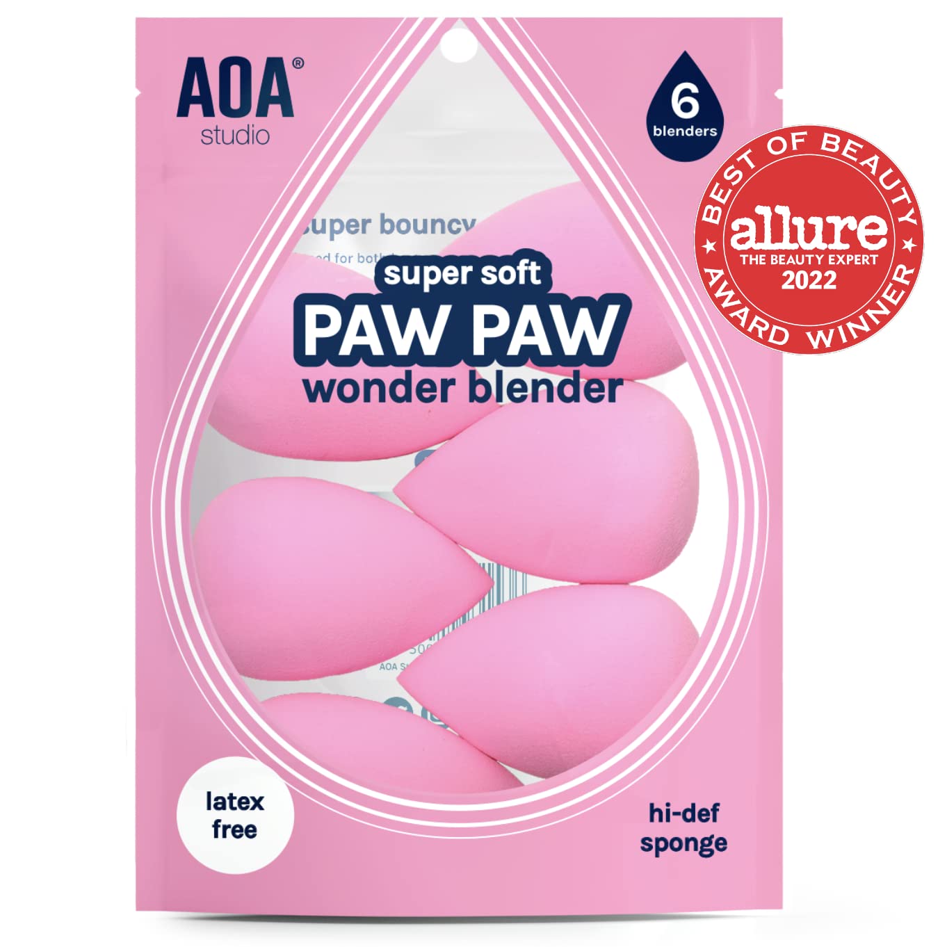 AOA Studio Collection makeup Sponge Set Latex Free