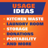 Hefty Ultra Strong 13 Gallon Trash Bags, 80 Bags - Ruhaa Store