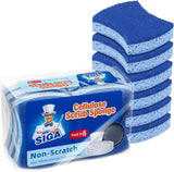 MR.SIGA Non-Scratch Cellulose Scrub Sponge 12 Pack - Ruhaa Store