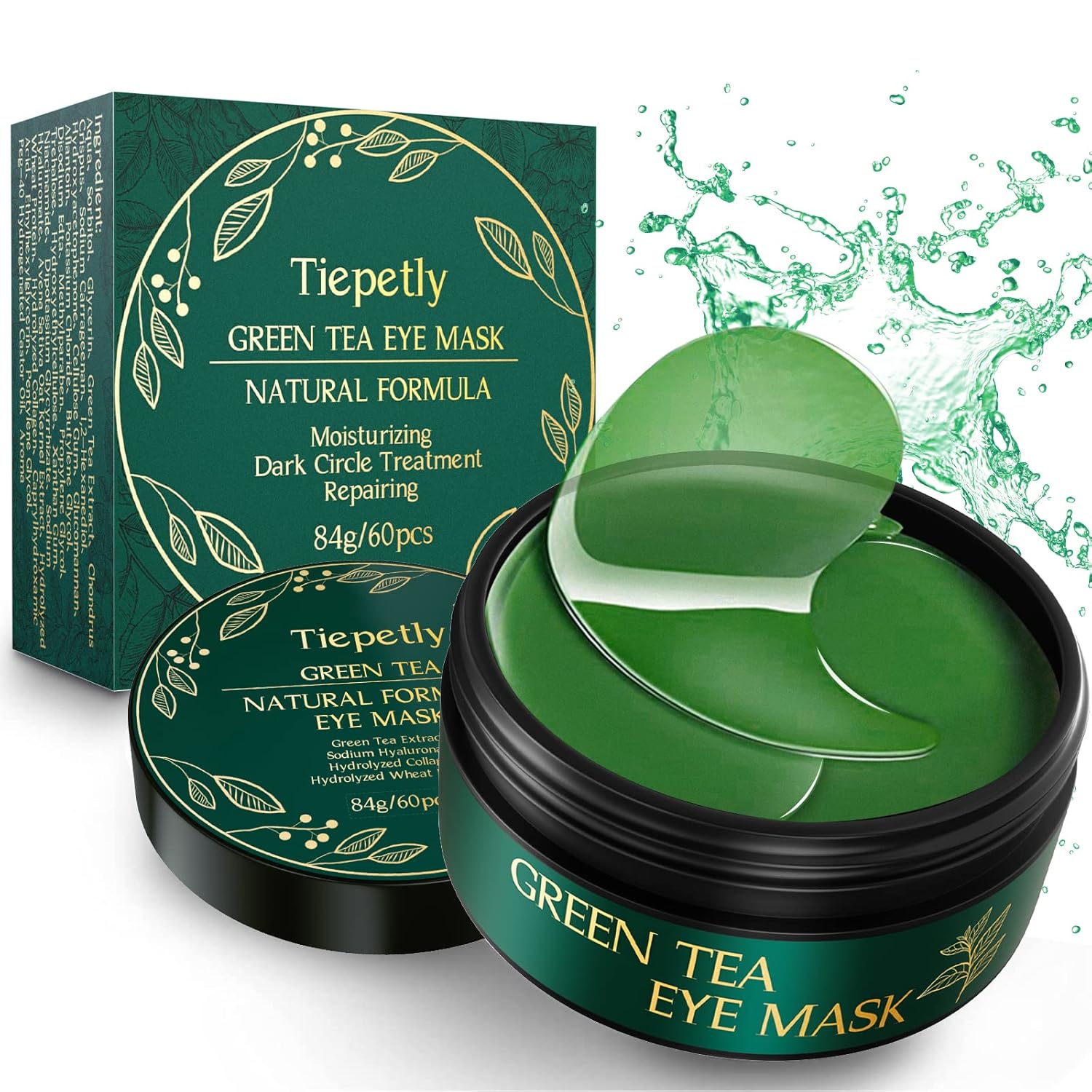Tiepetly Under Eye Masks with Collagen