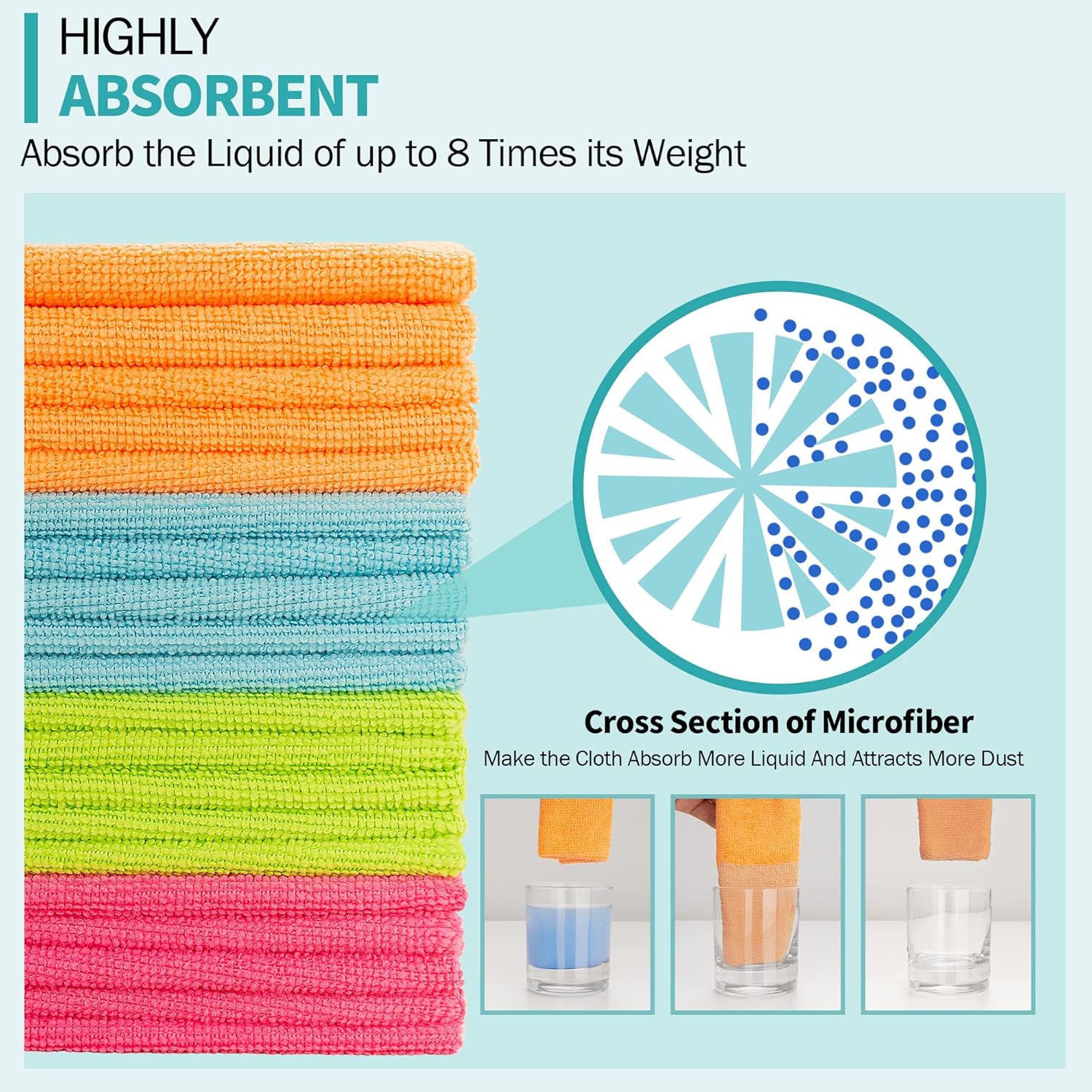 HOMERHYME Microfiber Cleaning Cloth - Ruhaa Store